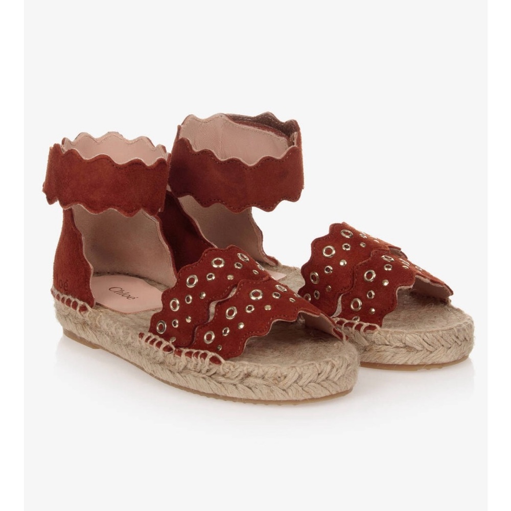 Chloe Kids Espadrille Sandals SZ 8.5 / 9